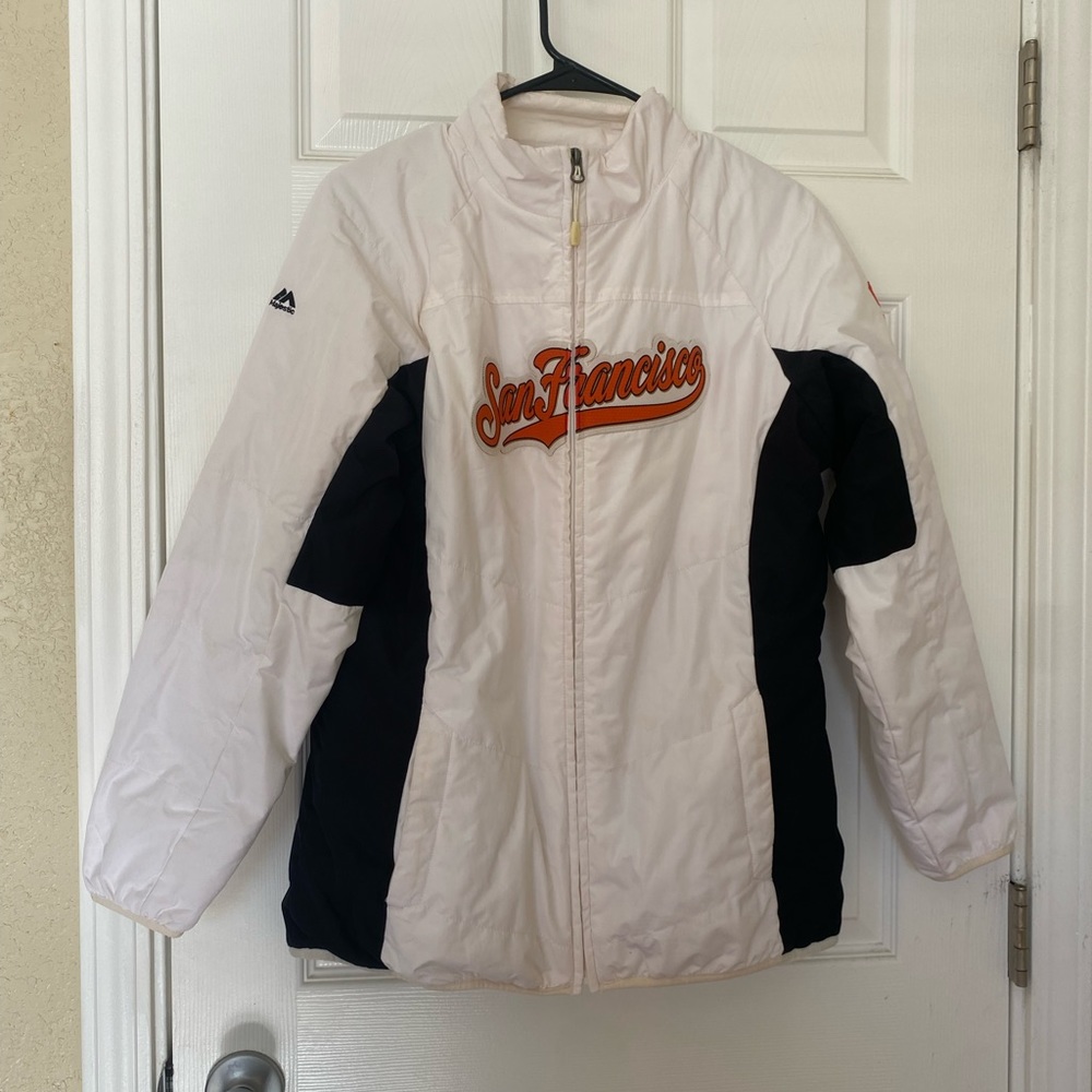 White SF Giants Jacket